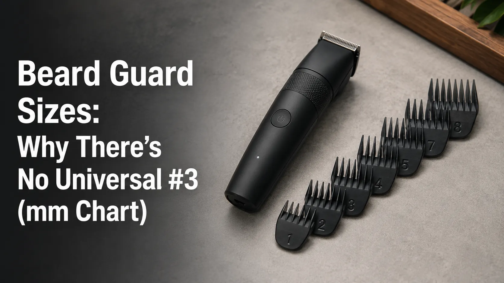 Beard Guard Sizes: Why There's No Universal #3 (mm Chart)