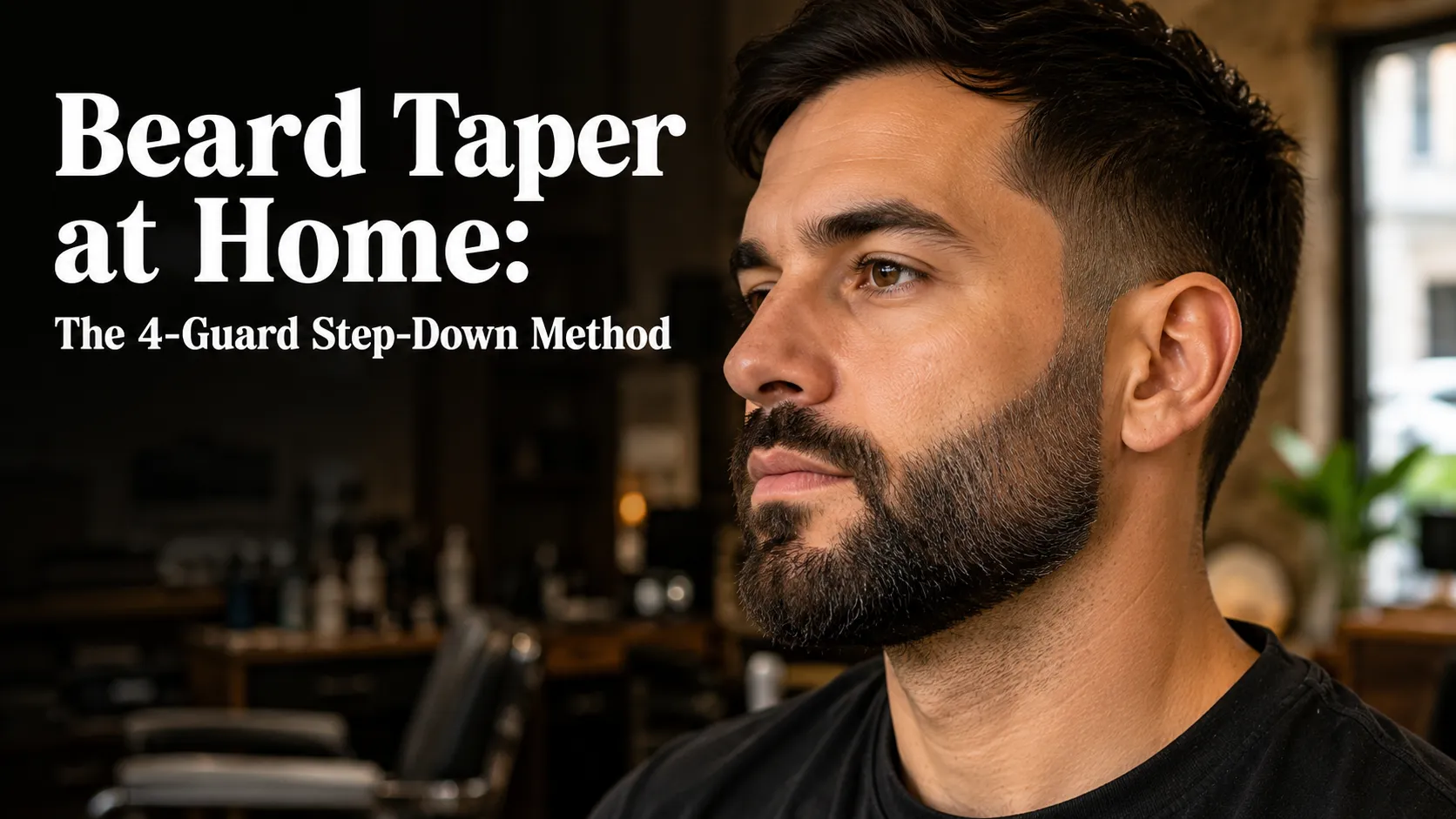 Beard Taper at Home: The 4-Guard Step-Down Method